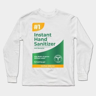 Funny Hand Sanitizer Halloween Costume Long Sleeve T-Shirt